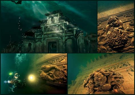 Lost City Shicheng Found Underwater in China + Article [5120x3620] : AbandonedPorn