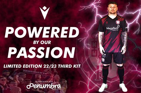 Limited Edition 3rd Kit on sale tomorrow at 10am! - Arbroath FC