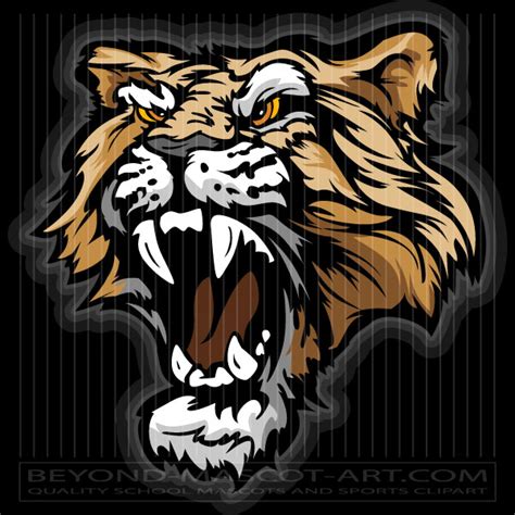 Mountain Lion Mascot Graphic Vector Mountain Lion Image