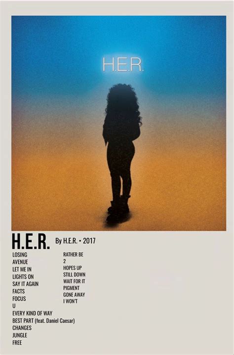 h.e.r. | Music album art, Iconic album covers, Music poster design