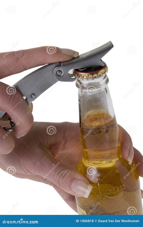 Open beer bottle 1 stock photo. Image of bottle, uncork - 1006818