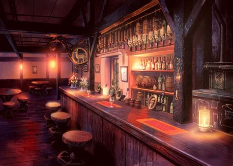 The bar | Tavern, Fantasy rooms, Environment concept art