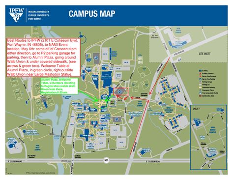 Ipfw Campus Map