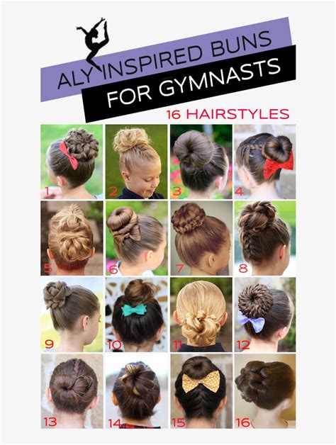 Gymnastics Hairstyles For Competition Day The Bun Edition - Hairstyle ...