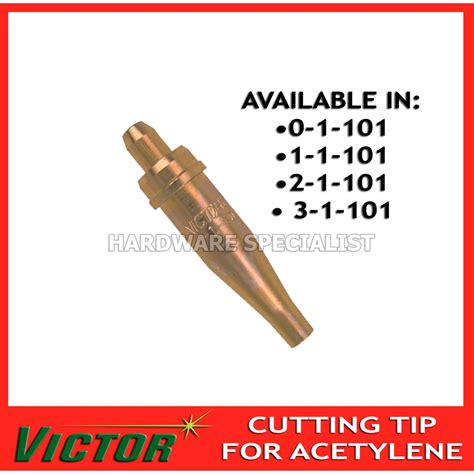 Victor Cutting Tip For Acetylene REPLACEMENT | Shopee Philippines