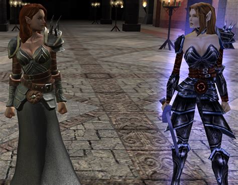 Modified Beamdog Aribeth update In Neverwinter Nights EE vs the original Bioware version ...