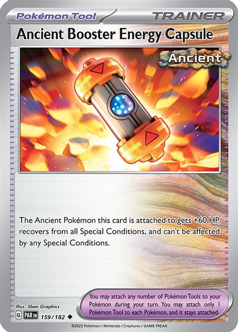 Ancient Booster Energy Capsule (Paradox Rift 159) - Bulbapedia, the community-driven Pokémon ...