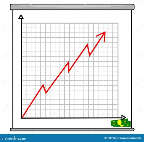 Earnings chart stock illustration. Illustration of finance - 4969933