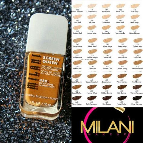 Milani Screen Queen Foundation Swatches - Property & Real Estate for Rent