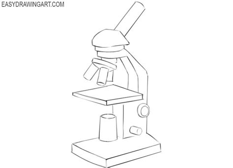 Easy Microscope Drawing Tutorial