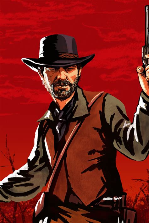 640x960 Arthur Morgan Fan Art RDR2 iPhone 4, iPhone 4S HD 4k Wallpapers, Images, Backgrounds ...