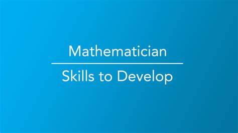 How to Become a Mathematician | Career Girls - Explore Careers