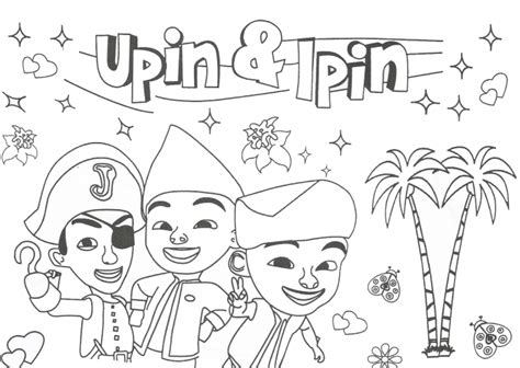 Kumpulan 29+ Gambar Mewarna Upin Ipin - KataUcap