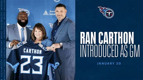 Ran Carthon Introduced as Titans GM - YouTube