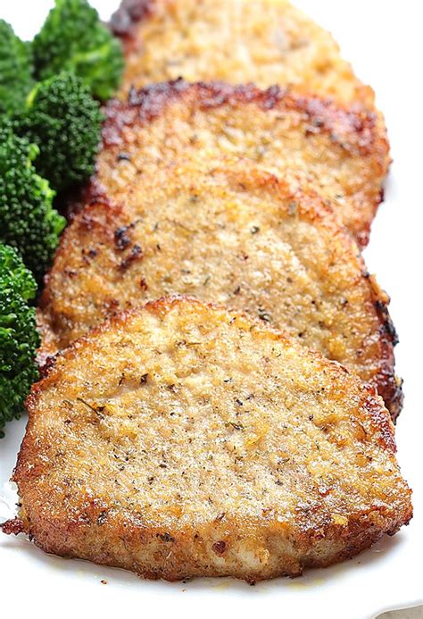 Baked Garlic Parmesan Pork Chops - Cakescottage