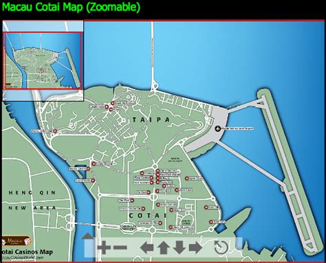 Macau Cotai Map « Macau Casino World – Baccarat Great Learning