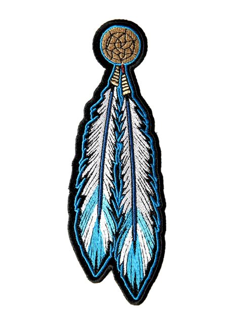 Native Indian Red Dream Catcher Feathers Biker Patch ...