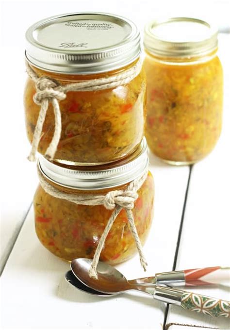 Sweet Spicy Zucchini Relish