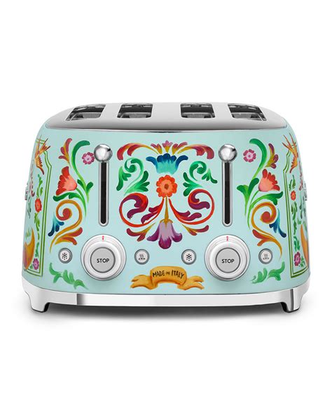 Smeg Dolce&Gabbana x SMEG 4-Slot Toaster | Neiman Marcus