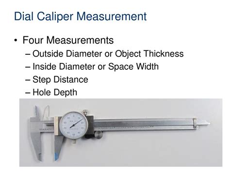 Dial Caliper Description and Use. - ppt download