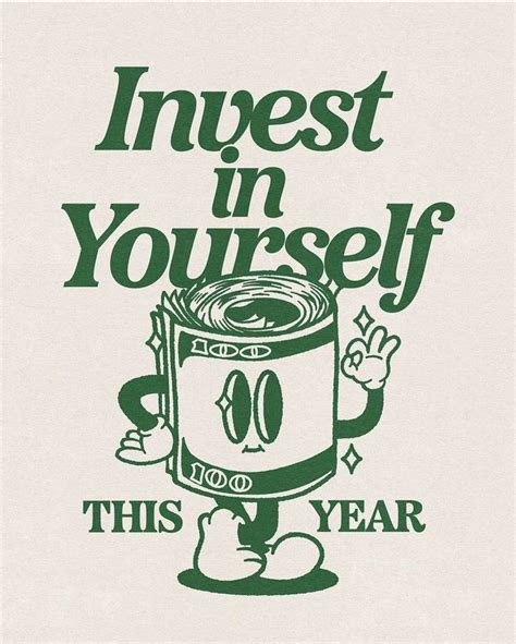 Money Vision Board | Retro Illustration, Positive Quotes