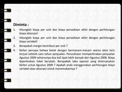 Akuntansi Manajemen Kelompok I - ppt download