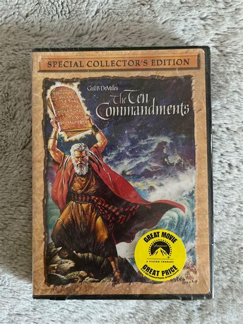 Ten Commandments DVD - NEW