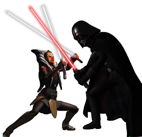 Ahsoka Tano Vs Darth Vader - PNG by Captain-Kingsman16 on DeviantArt