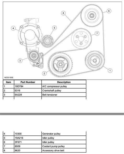 2008 ford escape serpentine belt diagram - GrainneKati