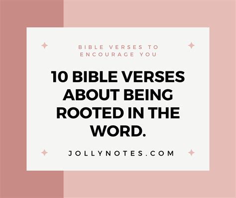 10 Bible Verses About Being Rooted In The Word, Being Rooted In God’s Word. – Daily Bible Verse Blog