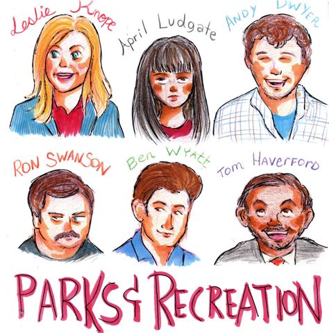 Parks and Recreation by pebbled on DeviantArt