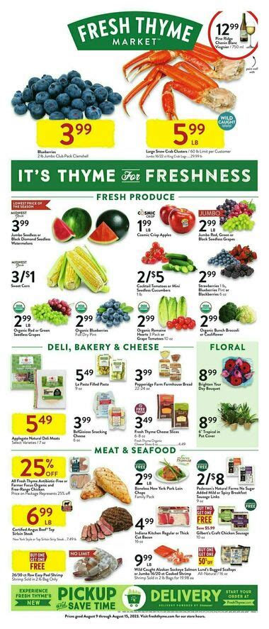 Fresh Thyme Farmers Market - Mayfield Heights, OH - Hours & Weekly Ad