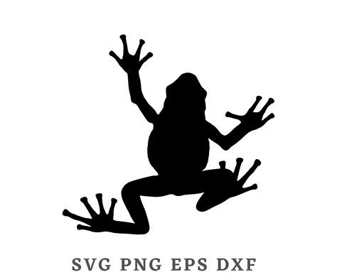 Frog SVG Instant Download PNG EPS Dxf Frog Silhouette - Etsy Israel