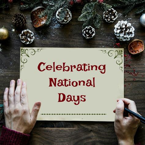 National Days Guide for Days to Honor with Fun, Food and Style