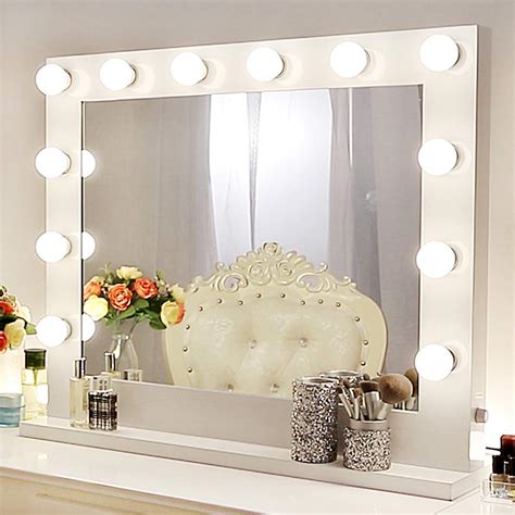 Buy Chende Hollywood Mirror with Ligths, Large LED Lighted Makeup ...