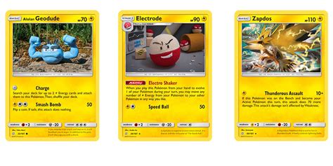 The Cards Of Pokémon TCG: Team Up Part 9: Kanto Electric-types