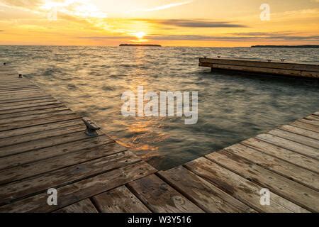 pier at Innisfil Beach Park Ontario Canada Stock Photo - Alamy