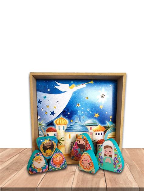 Handmade Wooden Nativity Scene Very Original Nativity Scene - Etsy