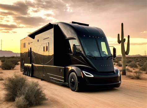 Tesla Semi looks incredible as an electric motorhome - Coldfax Business ...