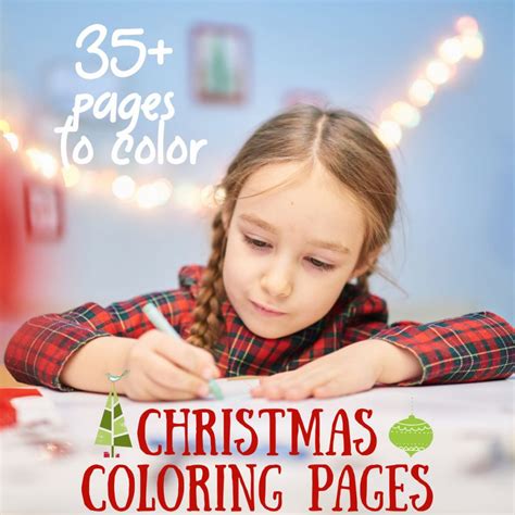 35+ Best Festive & Free Printable Christmas Coloring Pages for Kids | KAB