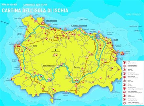 Ischia Sightseeing Map