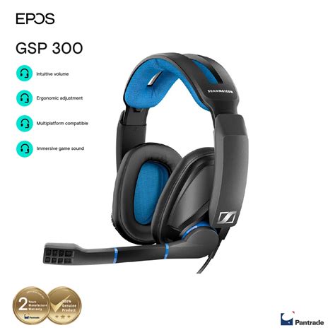 Sennheiser GSP 300 Closed-Back Gaming Headset for PC, Mac, PS4 and Xbox One