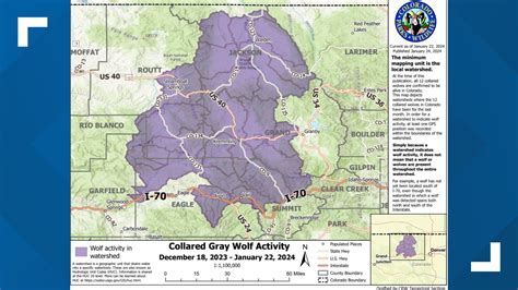 Map shows where Colorado wolves have gone since reintroduction | 9news.com