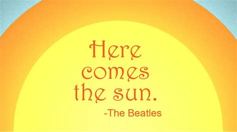 The Beatles - Here Comes the Sun (Lyrics Review and Song Meaning) - Justrandomthings