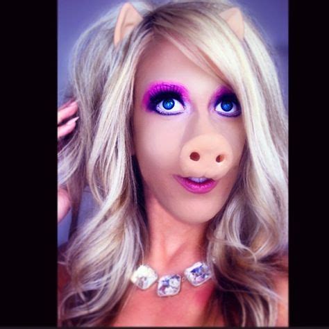 Miss Piggy Halloween Makeup!!!! | Halloween makeup, Halloween, Miss piggy