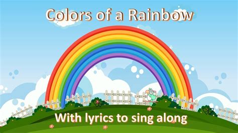 Rainbow Song and sing along with lyrics - YouTube