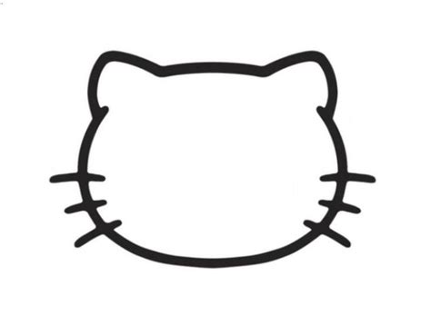 Hello Kitty Outline | BubaKids.com