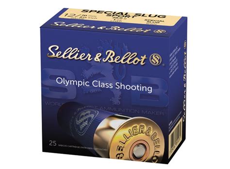 Sellier & Bellot 12 Gauge Ammunition SB12SLUG 2-3/4" 1 oz Slug 25 Rounds