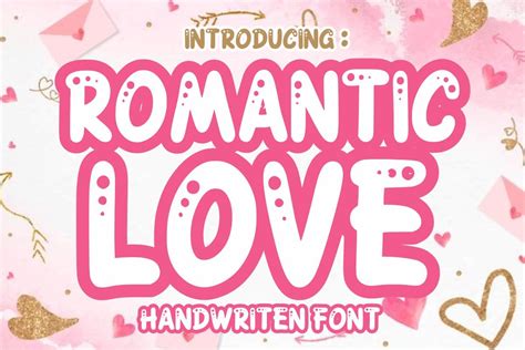 Romantic Love Font by Infinity art Studio · Creative Fabrica