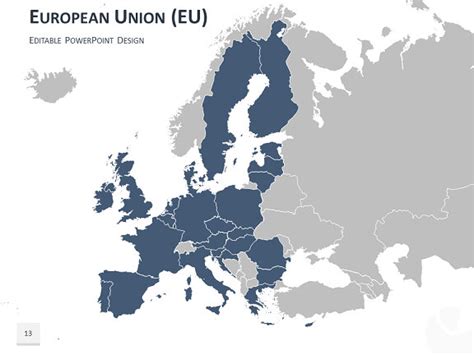 Editable Europe Map